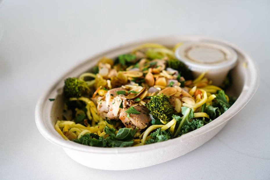 a well-planned elimination diet meal with colorful ingredients