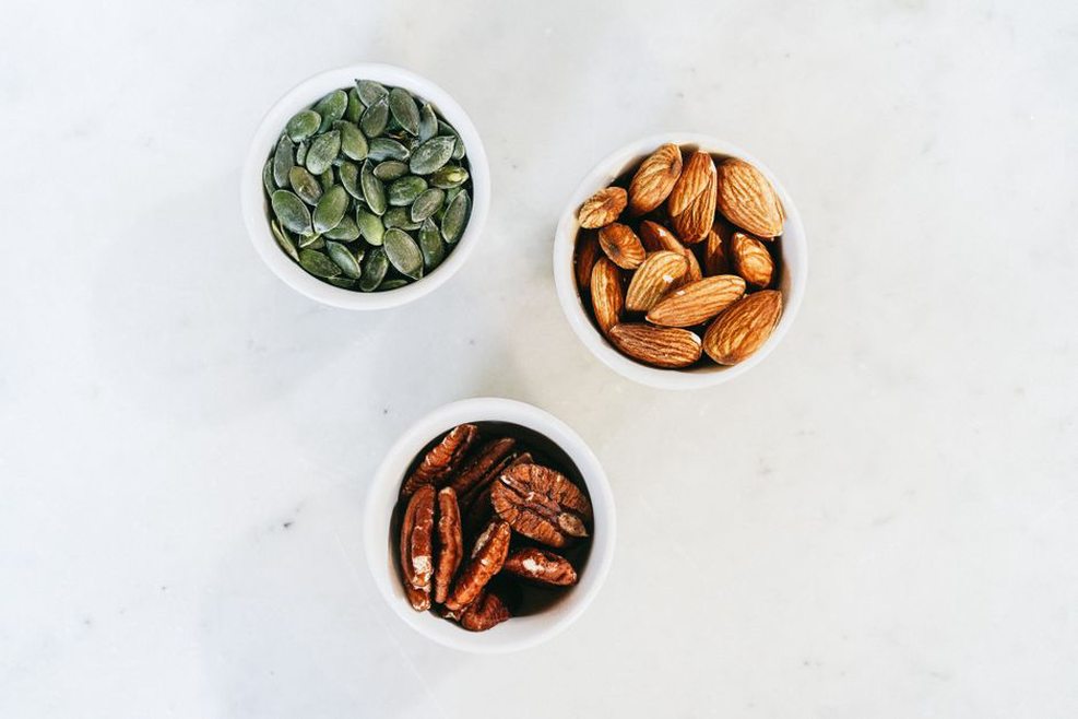 variety of Paleo-friendly foods on a table