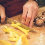 A simple meal prepared in a quiet kitchen