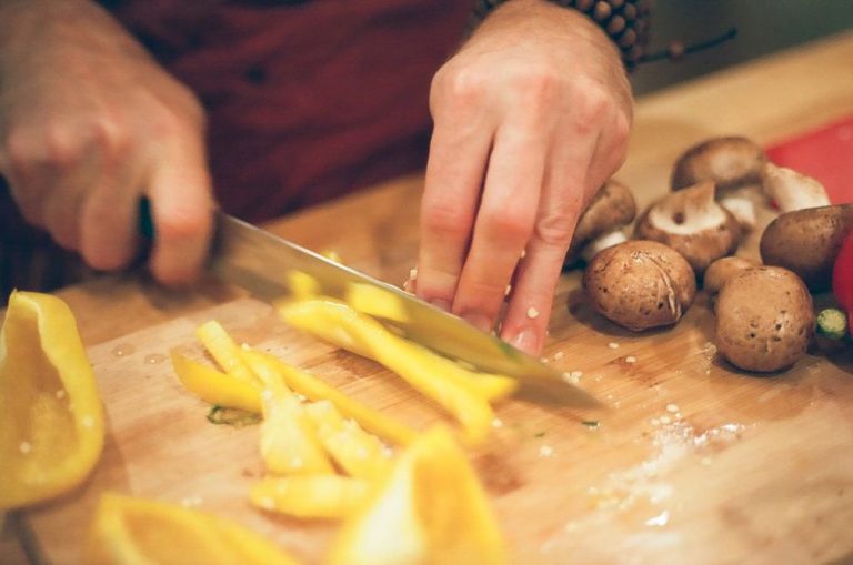 A simple meal prepared in a quiet kitchen
