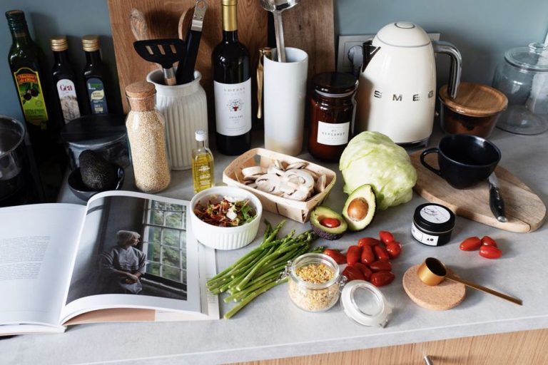 Several Paleo-friendly fats arranged for everyday cooking