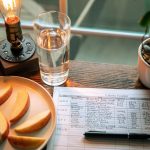 Notes beside a simple home-cooked meal