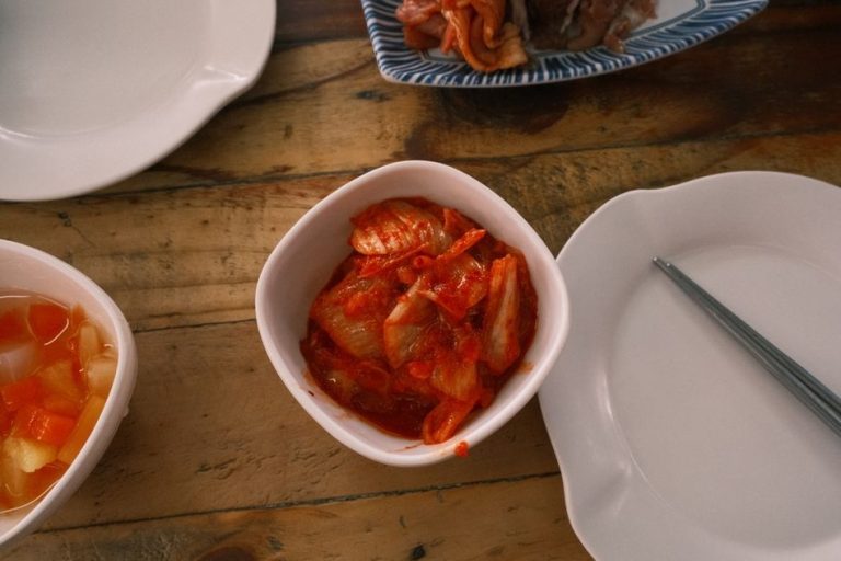A selection of probiotic-rich foods for gut health