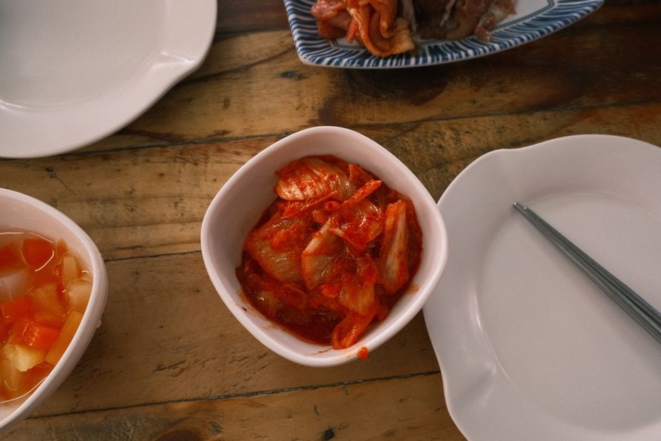 A selection of probiotic-rich foods for gut health