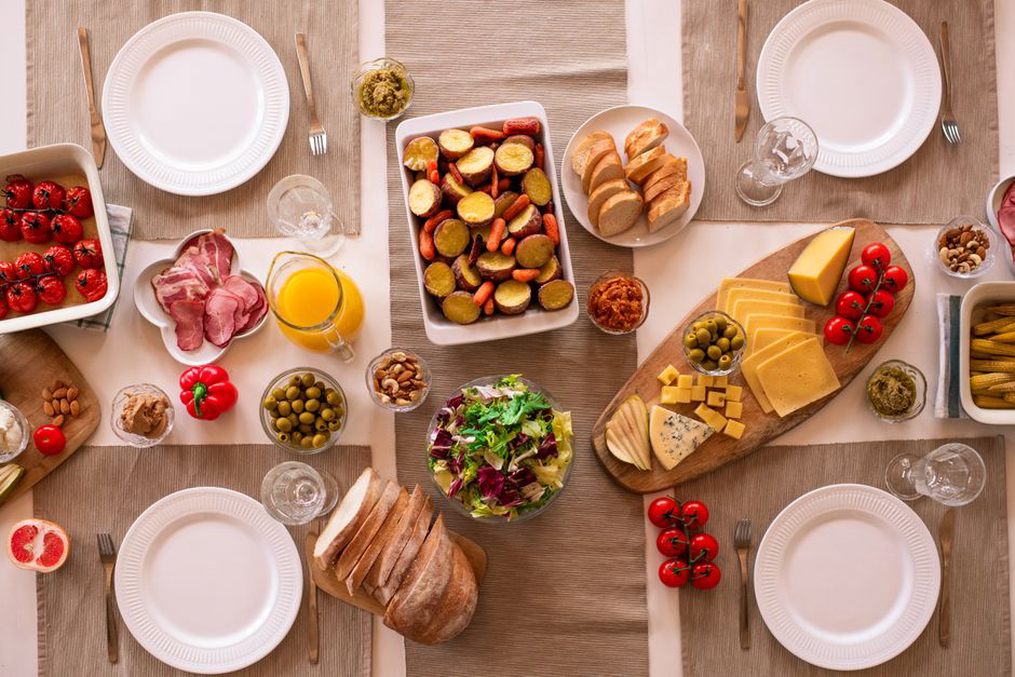 A varied selection of plants for paleo meals
