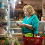 Vegetables checked before making a shopping list