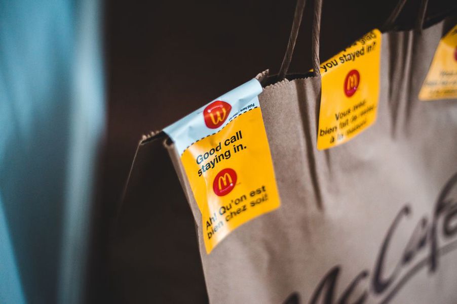 Allergen warning beneath a packaged food ingredient list