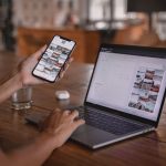 An editor compares messages across two screens