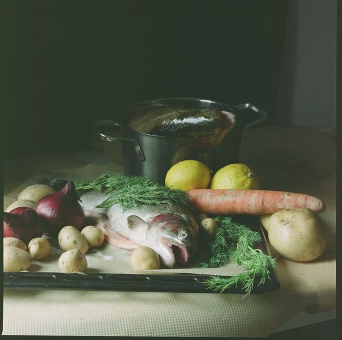 Easy meal ingredients set out on a kitchen counter