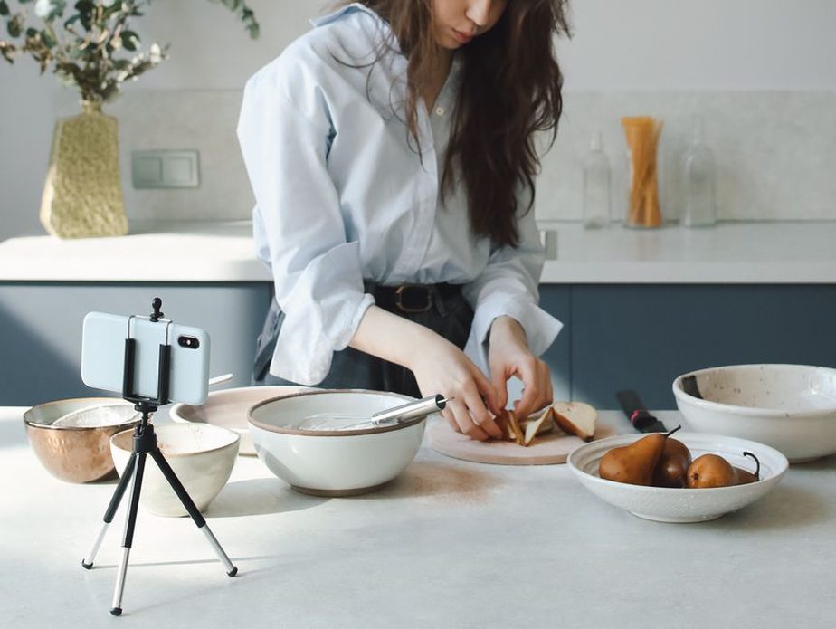 Recipe page loading on a phone screen