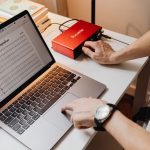 Notes beside a draft landing page headline
