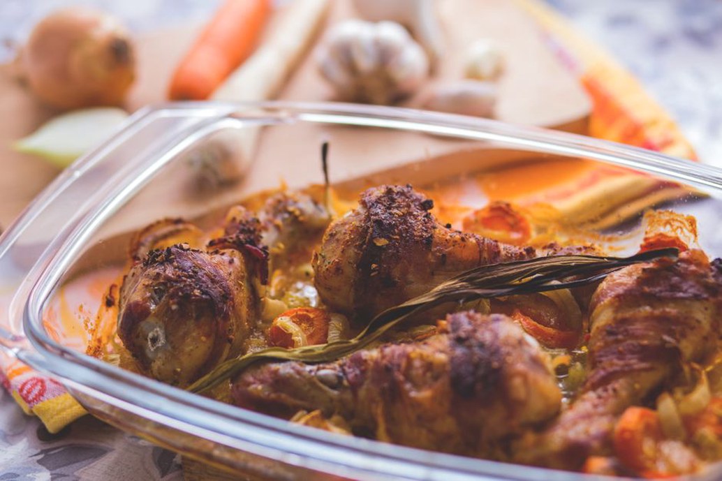 Roasted carrots and herbs prepared for a nightshade-free meal