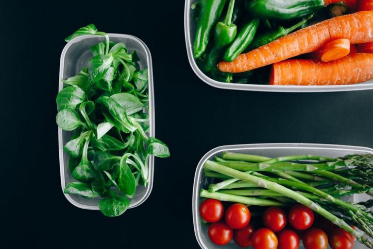 Cooked vegetables and protein ready for flexible meals